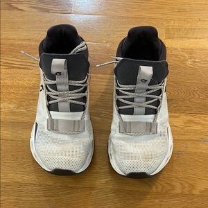 Women's Black and White Athletic Shoes